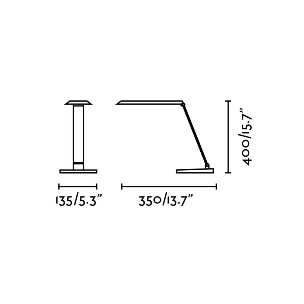 LED Φωτιστικό Γραφείου Μαύρο 8W 4000Κ ANOUK FARO