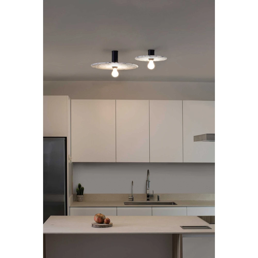 Φωτιστικό Τοίχου ή Οροφής από Ανακυκλωμένο Πλαστικό Φ30cm Υ7cm 1xE27 CONFETTI 300 FARO