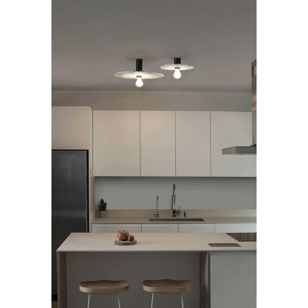 Φωτιστικό Τοίχου ή Οροφής από Ανακυκλωμένο Πλαστικό Φ45cm Υ7cm 1xE27 CONFETTI 450 FARO