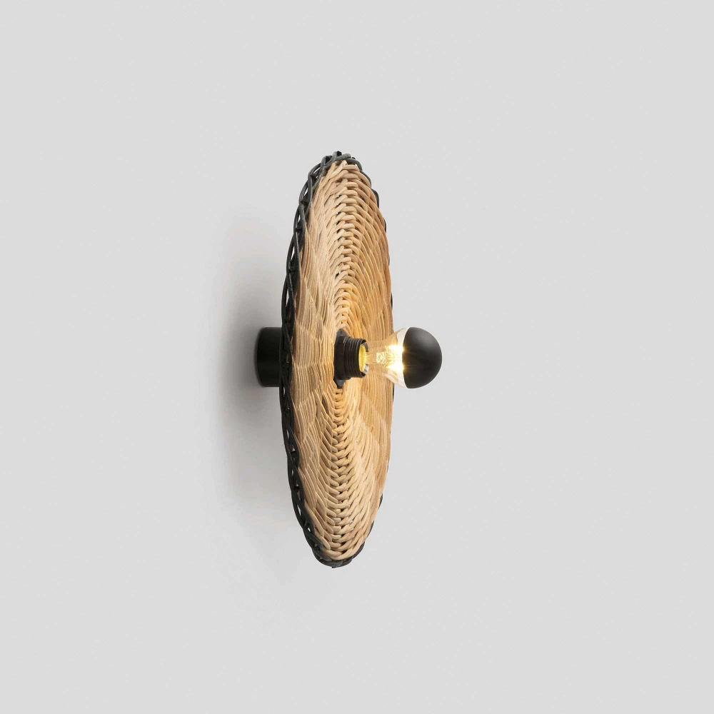 Φωτιστικό Τοίχου Και Οροφής Από Ρατάν 1xE27 COSTAS 400 H70 FARO