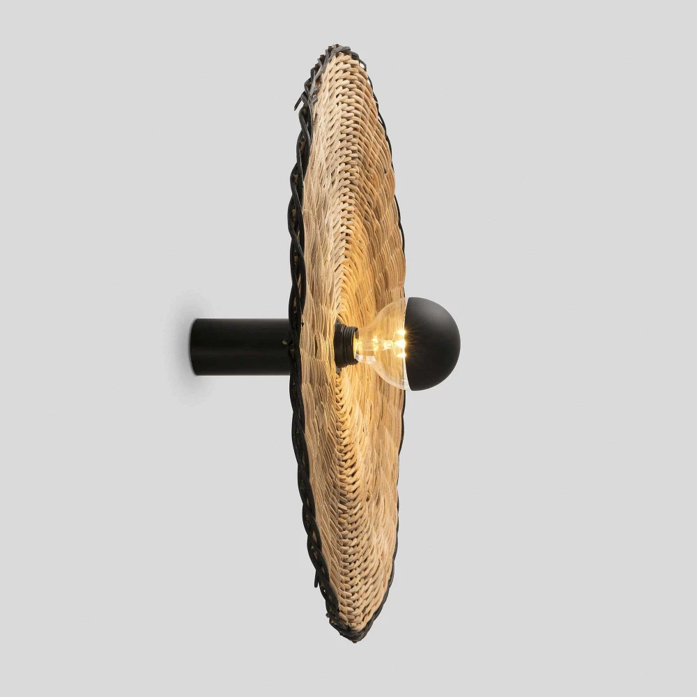 Φωτιστικό Τοίχου Και Οροφής Από Ρατάν 1xE27 COSTAS 600 H140 FARO