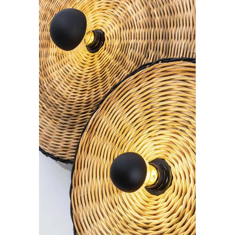 Φωτιστικό Τοίχου Και Οροφής Από Ρατάν 1xE27 COSTAS 400 H140 FARO