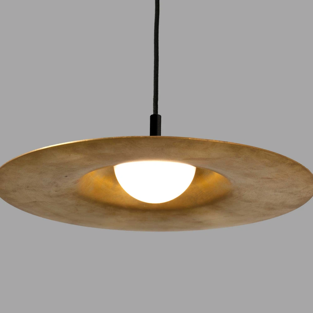 LED Κρεμαστό Φωτιστικό Αλουμινίου σε Ορειχάλκινο - Λευκό Χρώμα 5W COSMOS FARO