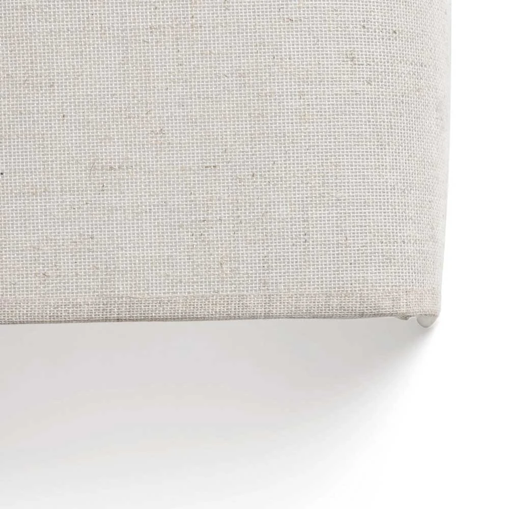 Επίτοιχο Φωτιστικό Από Λινό Λευκό 2xE27 OTTON FARO