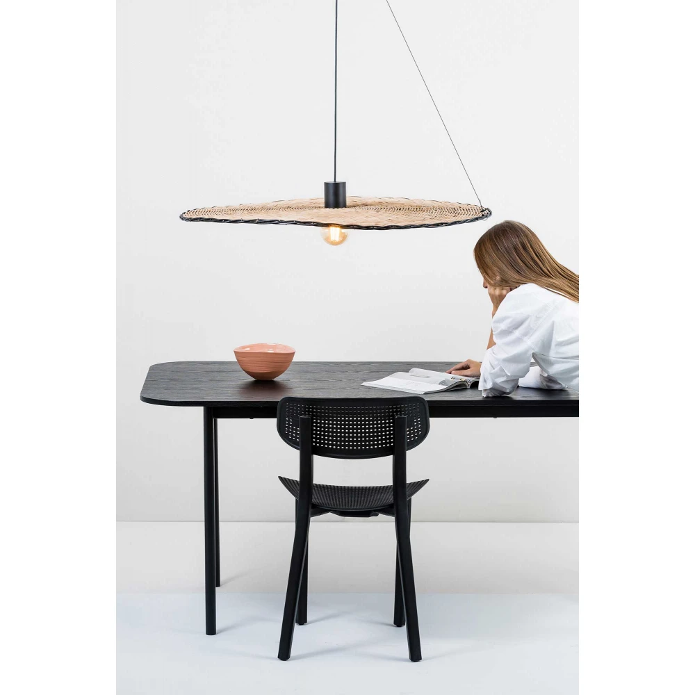 Κρεμαστό Φωτιστικό Μονόφωτο από Ραττάν Φ100cm 1xE27 COSTAS 1000 FARO