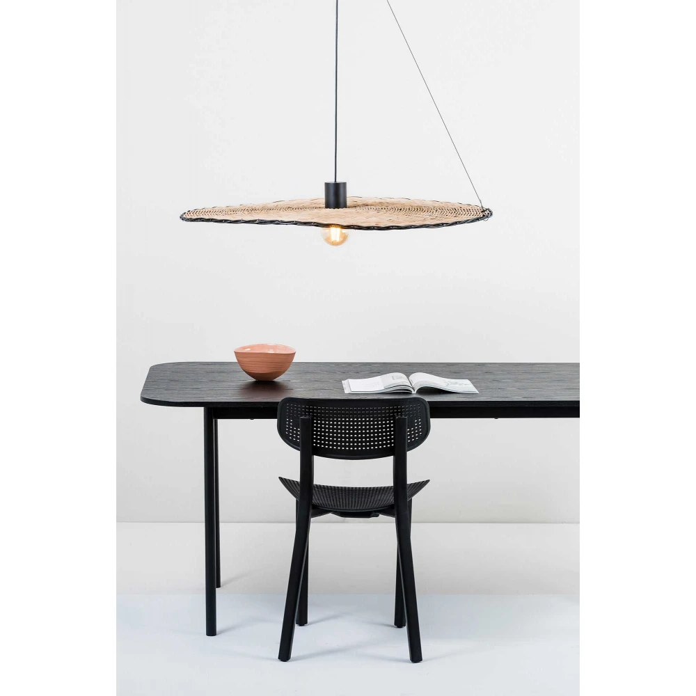 Κρεμαστό Φωτιστικό Μονόφωτο από Ραττάν Φ100cm 1xE27 COSTAS 1000 FARO