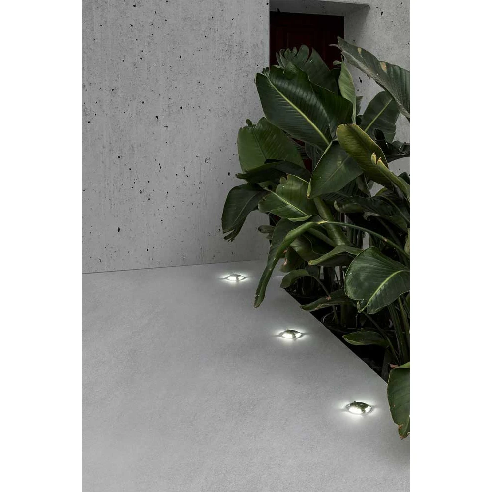 Χωνευτό Φωτιστικό Εξωτερικού Χώρου Αλουμινίου σε Νίκελ Ματ Χρώμα 1W 12V IP67 KEENAN 4 - FARO