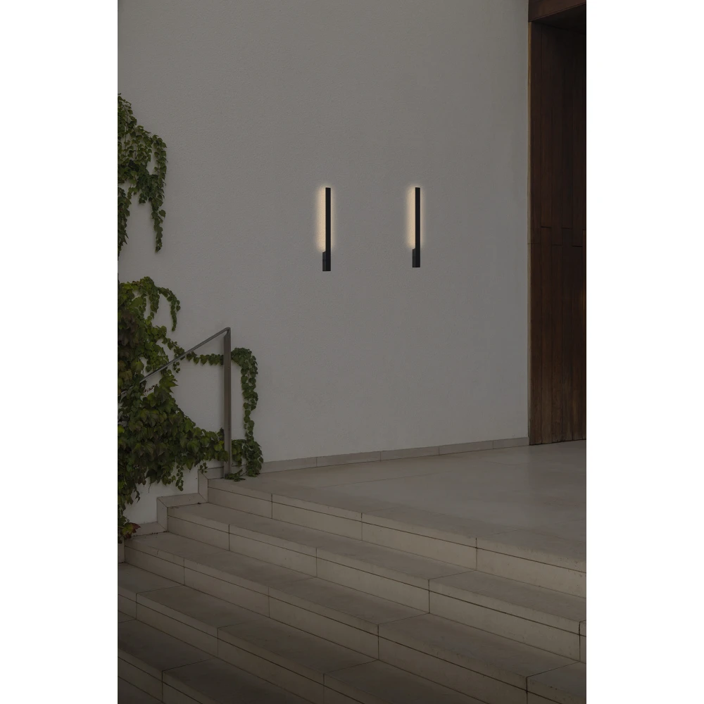 LIME 600 Επίτοιχο Φωτιστικό Μαύρο LED 4.5W 2700K-3000K-4000K IP65 - FARO