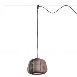 Κρεμαστό Φωτιστικό Εξωτερικού Χώρου Καφέ 1xE27 NARITA Faro