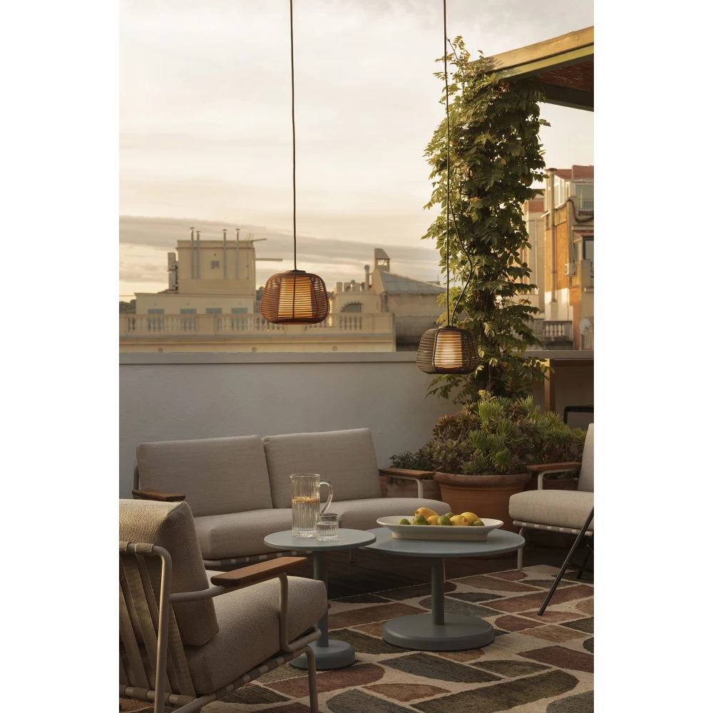 Κρεμαστό Φωτιστικό Εξωτερικού Χώρου Καφέ 1xE27 NARITA Faro