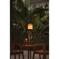 Κρεμαστό Φωτιστικό Εξωτερικού Χώρου Μπεζ 1xE27 TOBA Faro