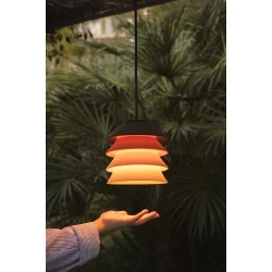 Κρεμαστό Φωτιστικό Εξωτερικού Χώρου Πολύχρωμο 1xE27 TOBA Faro