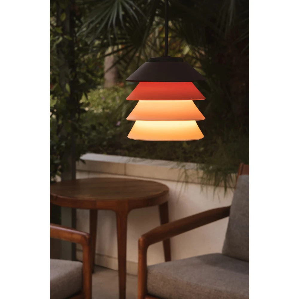 Κρεμαστό Φωτιστικό Εξωτερικού Χώρου Πολύχρωμο 1xE27 TOBA Faro