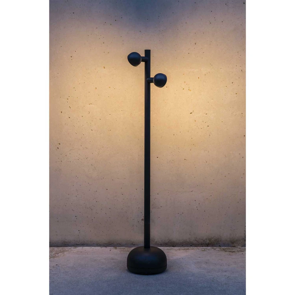 LED Φωτιστικό Εξωτερικού Χώρου Στήλος Μαύρος Portable Με Καλώδιο 1,8m 90cm 10W IP65 BROT - FARO