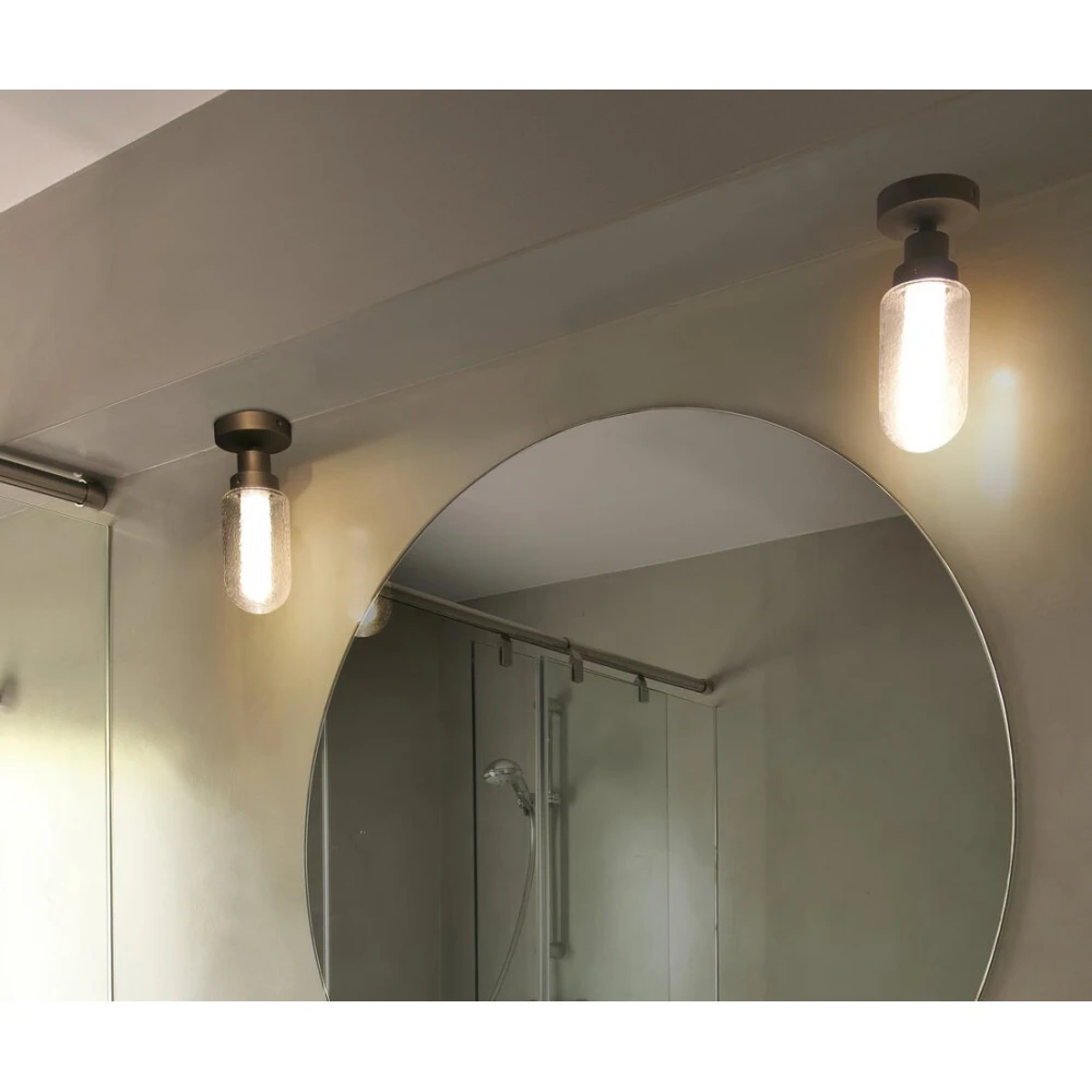 BRUME LED Φωτιστικό Οροφής Μεταλλικό Ανθρακί 3W IP44 - FARO