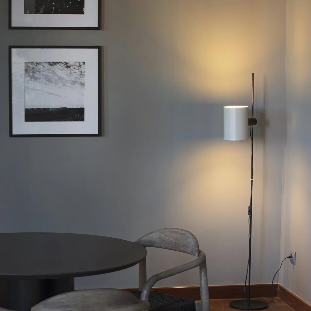 Φωτιστικό Δαπέδου Μεταλλικό Σε Μπεζ Χρώμα 1xE27 GUADALUPE FARO