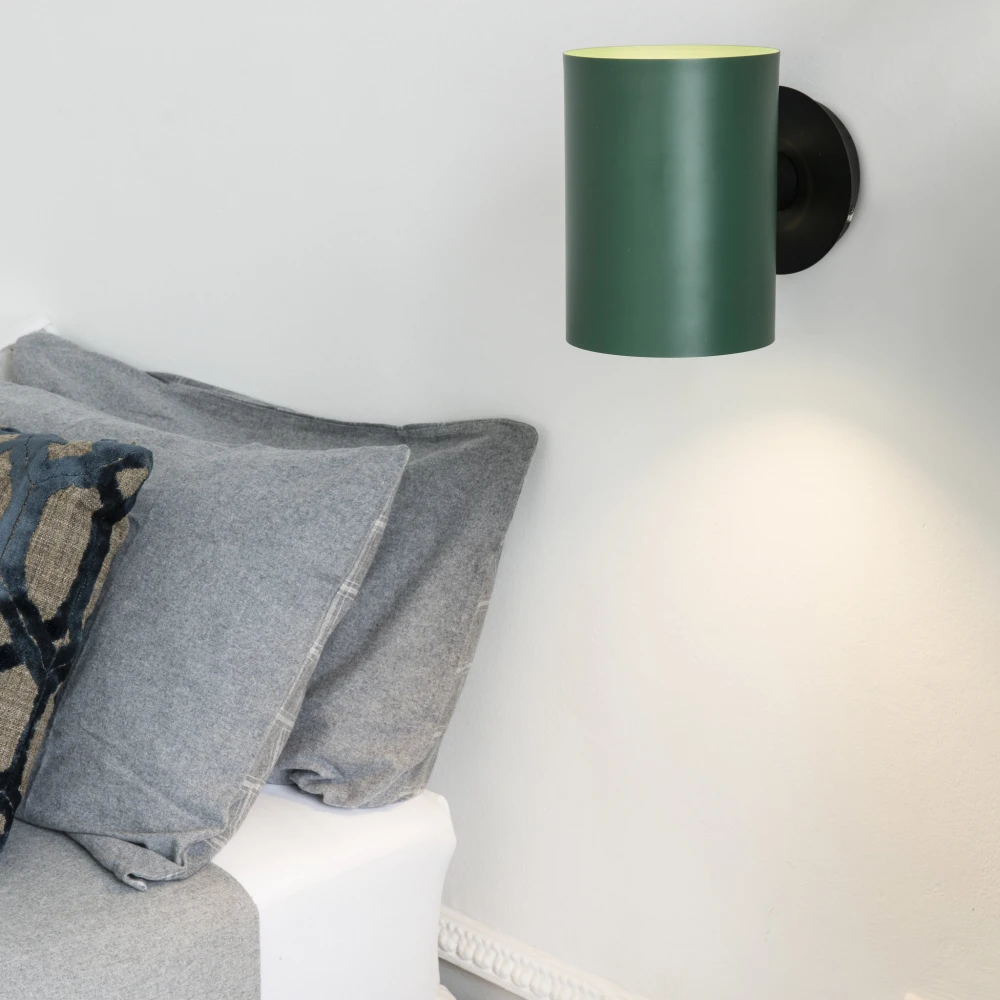 Επιτοίχιο Φωτιστικό Μεταλλικό Σε Πράσινο Χρώμα 1xE27 GUADALUPE FARO