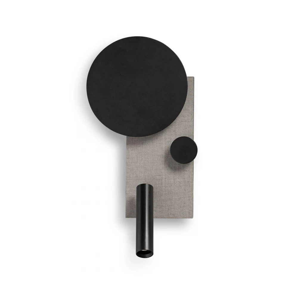 LED Φωτιστικό Τοίχου Γκρι Με Φως Ανάγνωσης Στα Δεξιά 10W - 3W DIMMABLE KLEE FARO