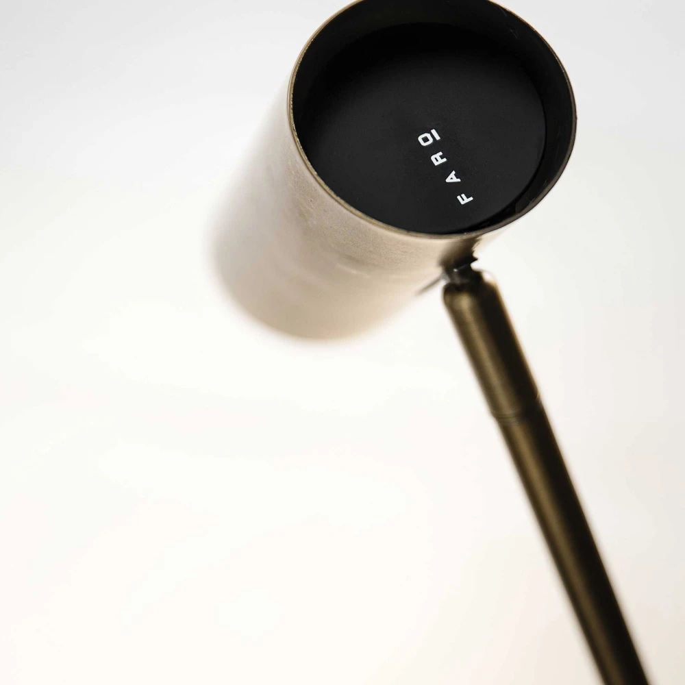 Φωτιστικό Δαπέδου Με Περιστρεφόμενη Κεφαλή Μπρονζέ 1xGU10 LINK - FARO