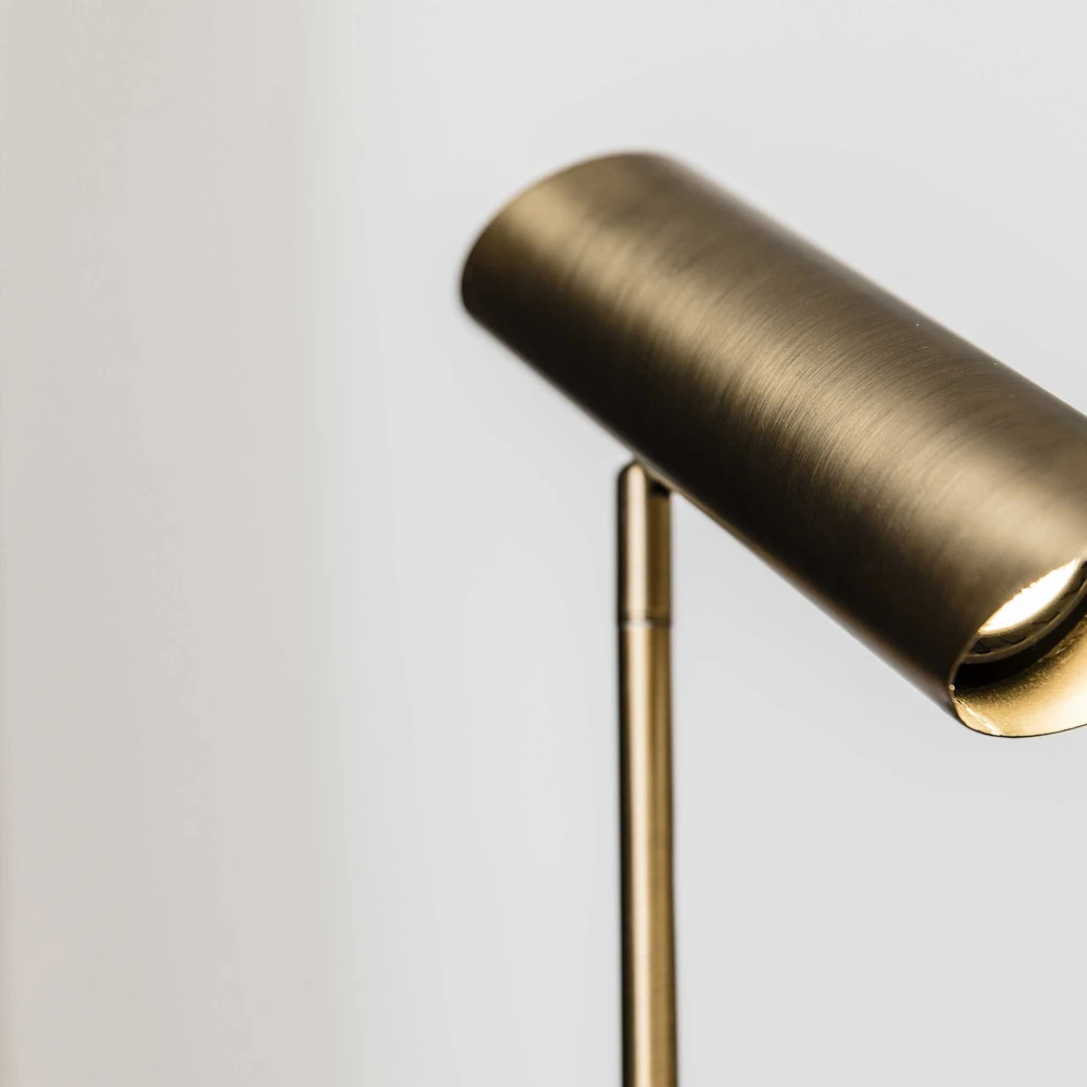 Φωτιστικό Δαπέδου Με Περιστρεφόμενη Κεφαλή Μπρονζέ 1xGU10 LINK - FARO