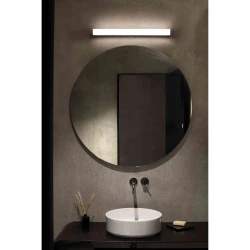 LED Φωτιστικό Μπάνιου Μαύρο 18W IP44 NILO 900 - FARO