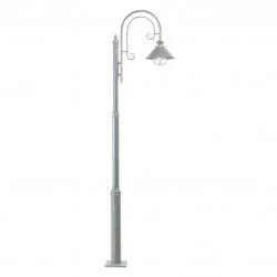 Κολώνα Μεταλλική Σε Καφέ Σκουριά Χρώμα 220cm IP33 1xE27 NÁUTICA - FARO