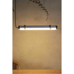 LED Φωτιστικό Οροφής Χρώμιο 60cm 20W IP66 SCUBA 600 - FARO