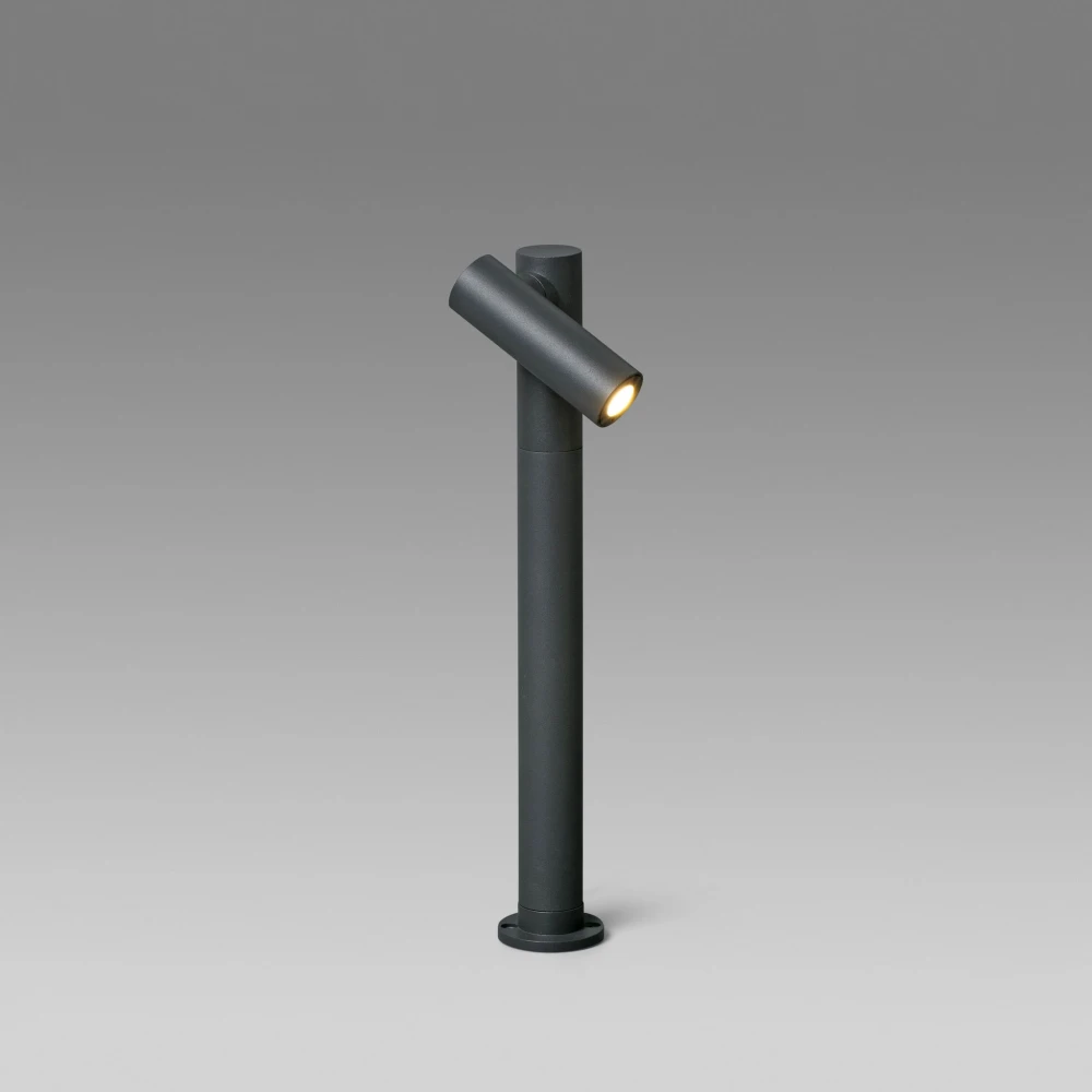LED Κολωνάκι Αλουμινίου Σε Γκρι Σκούρο 43,5cm 6W IP65 SPY-2 - FARO