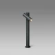 LED Κολωνάκι Αλουμινίου Σε Γκρι Σκούρο 43,5cm 6W IP65 SPY-2 - FARO