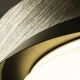 LED Πλαφονιέρα Από Ξύλο Μαύρη 24W TENDER FARO