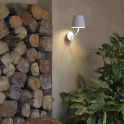 LED Απλίκα Εξωτερικού Χώρου Λευκό 8W IP65 TOC FARO