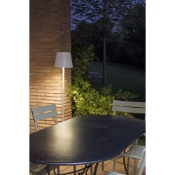 LED Φωτιστικό Δαπέδου Εξωτερικού Χώρου Λευκό Portable 150cm 5W IP54 TOC FARO