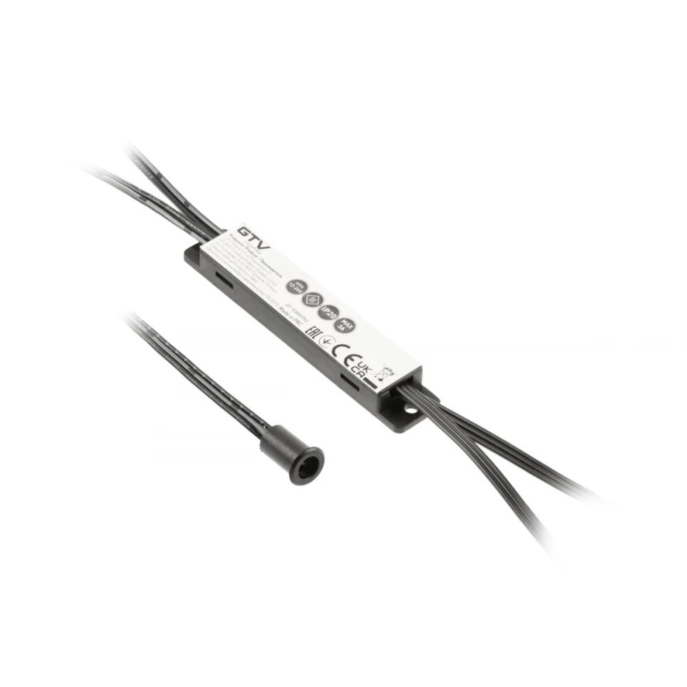 MIKRO Touchless Switch Contact Switch 36-60W DC12-24V Μαύρο 1 αισθητήρας - Ιδανικό για ντουλάπες