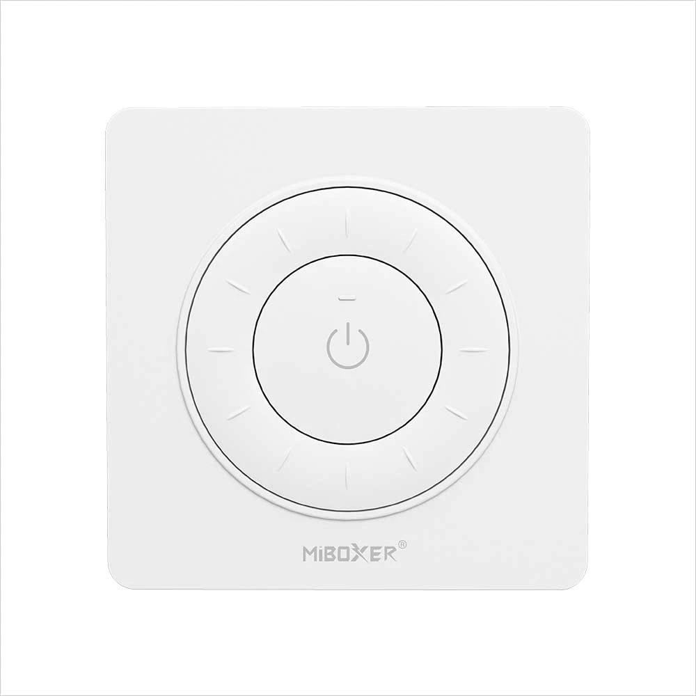 Τηλεχειριστήριο τοίχου MONO/CCT CR2032 K3P με περιστροφική ρόδα Λευκό - MiBoxer