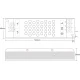 Μεταλλικό Τροφοδοτικό Dimmable 12V 100W IP20 TRIAC/1-10V MPC - Fose