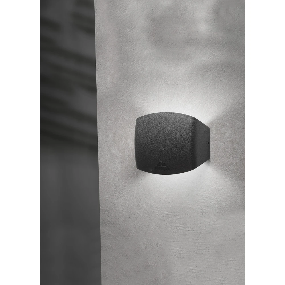 ABRAM 150 BLACK ΑΠΛΙΚΑ 2ΦΩΤΗ 1 X R7S 3,5W CCT FUMAGALLI