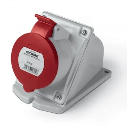 Πρίζα θηλυκή επίτοιχη 4x32A 6h IP44 SCAME