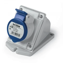 Πρίζα θηλυκή επίτοιχη 3x16A 6h IP44 SCAME