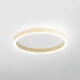 LED Πλαφονιέρα Αλουμινίου Στρογγυλή Μπεζ 60cm 60W AELA P/M - GEA LUCE