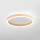 LED Πλαφονιέρα Αλουμινίου Στρογγυλή Ροδακινί 60cm 60W AELA P/M - GEA LUCE
