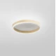 LED Πλαφονιέρα Αλουμινίου Στρογγυλή Μπεζ 40cm 36W AELA P/P - GEA LUCE