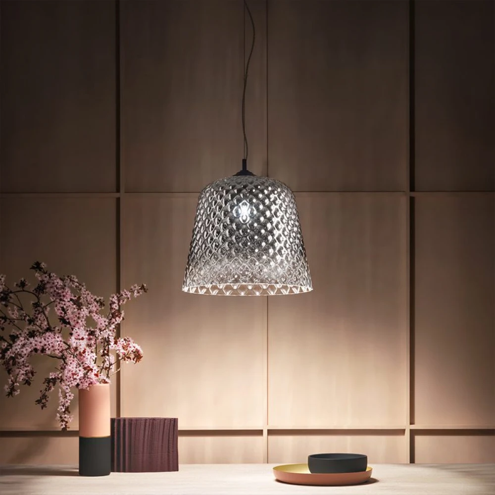 Κρεμαστό Φωτιστικό Πολύφωτο Από Γυαλί Σε Διάφορες Αποχρώσεις - Σε Τρίφωτη Ροζέτα 3xE27 ALICE  - GEA LUCE