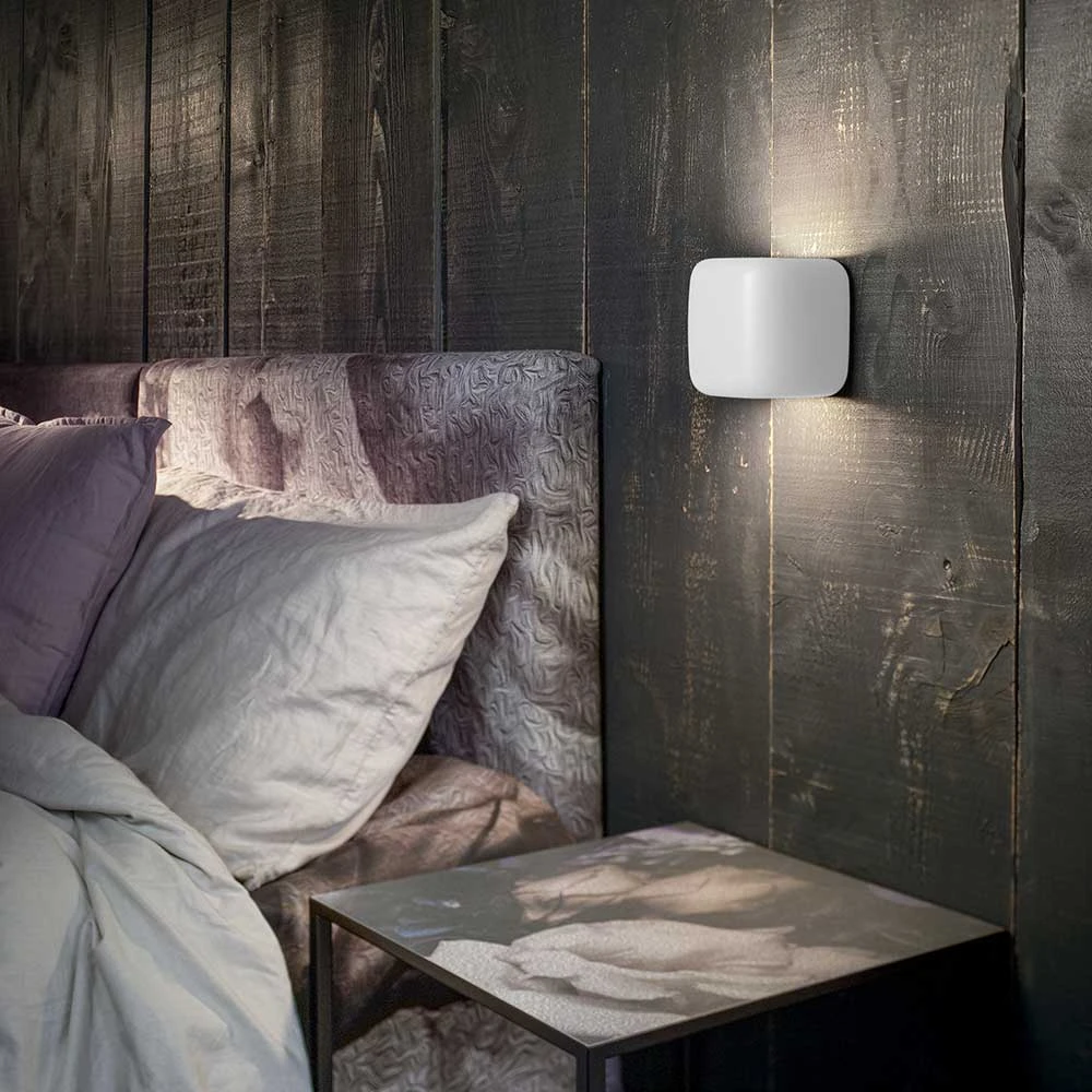 Φωτιστικό Τοίχου Αλουμινίου Λευκό 2xGX53 LED 16W BABOL - GEA LUCE