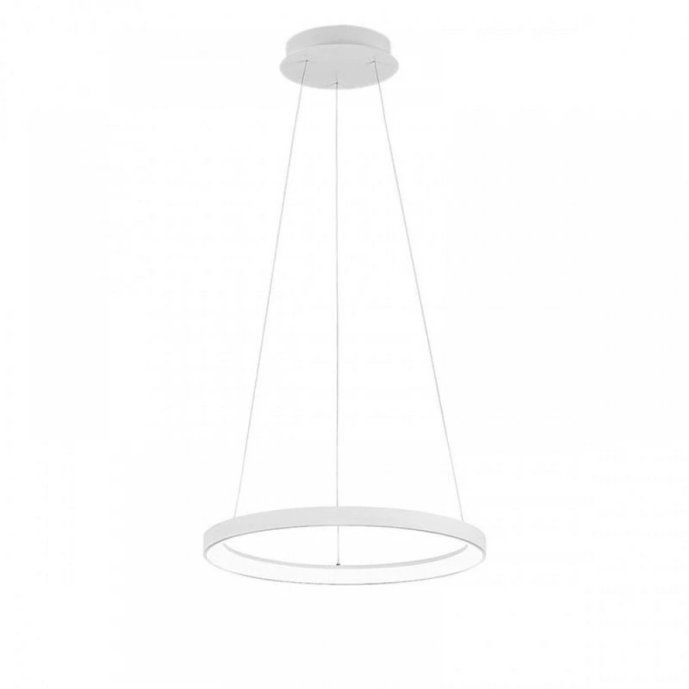 LED Κρεμαστό Φωτιστικό Αλουμινίου Κυκλικό Λευκό 60W CRISEIDE - GEA LUCE