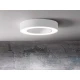 LED Πλαφονιέρα Αλουμινίου Στρογγυλή Λευκή 40cm 30W FLOR - GEA LUCE