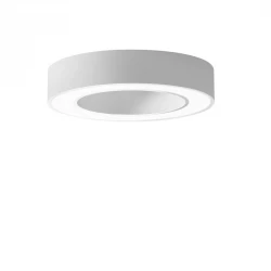 LED Πλαφονιέρα Αλουμινίου Στρογγυλή Λευκή 40cm 30W FLOR - GEA LUCE