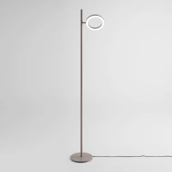 LED Φωτιστικό Δαπέδου Από Αλουμινίο Σε Απαλό Γκρι Χρώμα 25W CRI90 Dimmable GPIT31 - GEA LUCE