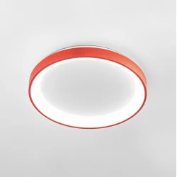 LED Πλαφονιέρα Αλουμινίου Στρογγυλή Terracotta 58cm 50W KRIZIA P/G - GEA LUCE