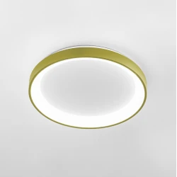 LED Πλαφονιέρα Αλουμινίου Στρογγυλή Πράσινο 58cm 50W KRIZIA P/G - GEA LUCE
