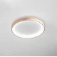 LED Πλαφονιέρα Αλουμινίου Στρογγυλή Μπεζ 38cm 30W KRIZIA P/P - GEA LUCE